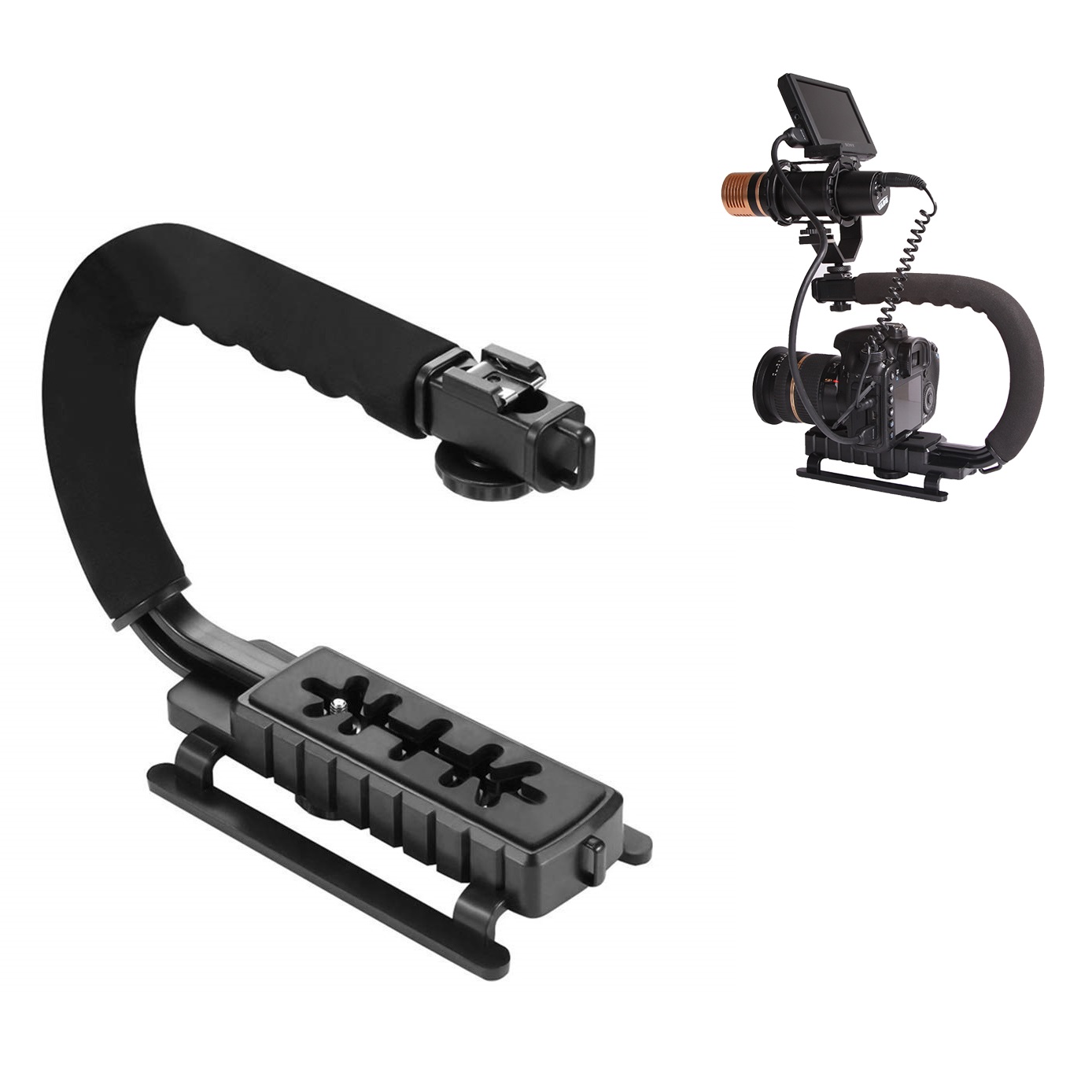 Tay Cầm Chống Rung Hỗ Trợ Quay Phim Trên Điện Thoại, Máy Ảnh Ulanzi U-Grip AZONE
