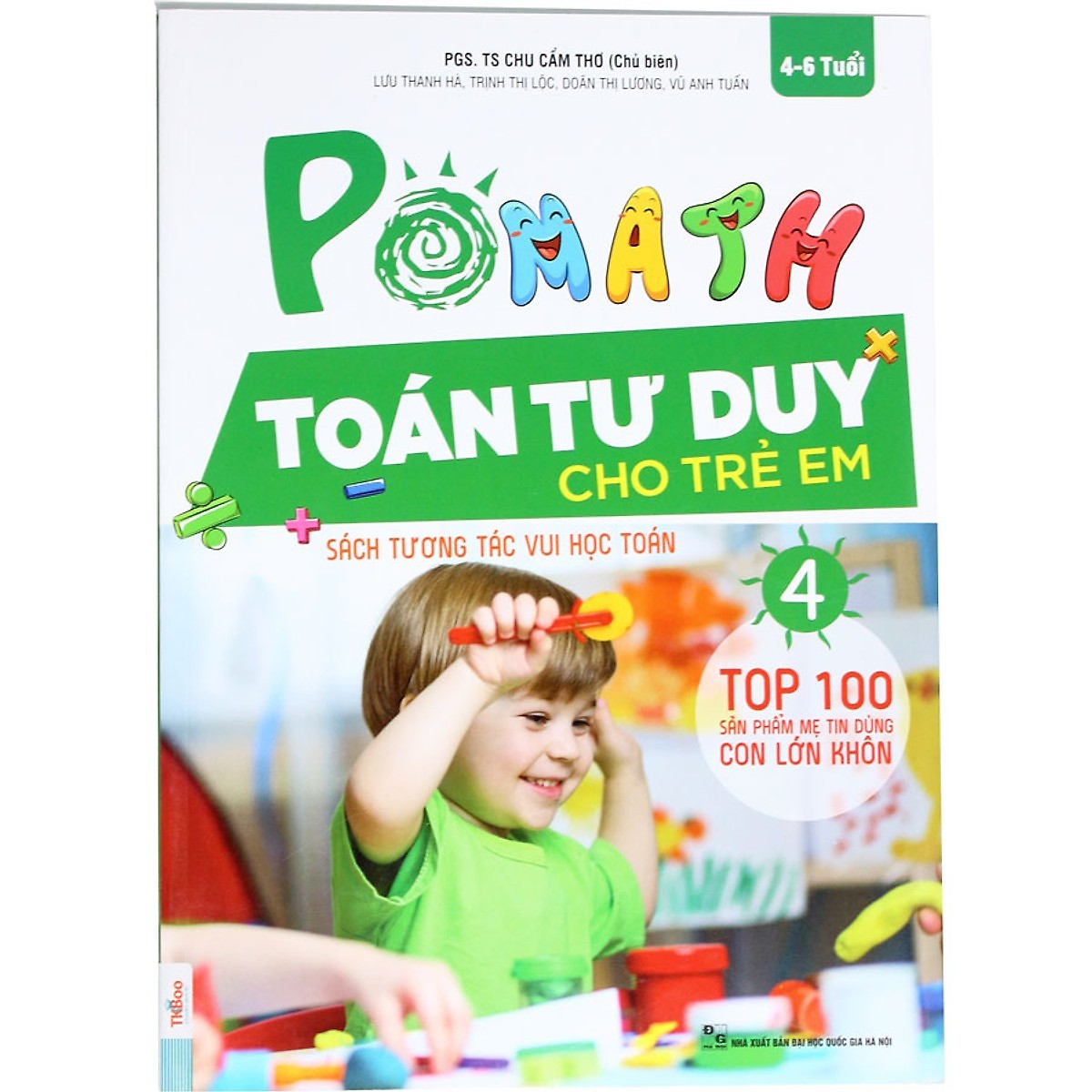 Bộ Sách POMath Toán tư duy Cho Trẻ Em 4 - 6 tuổi