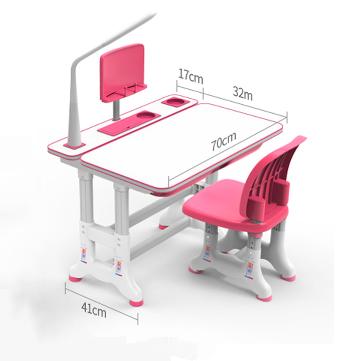 Bàn học sinh thông minh chống gù chống cận cao cấp, kèm đèn led không dây 3 chế độ cảm ứng 1 chạm