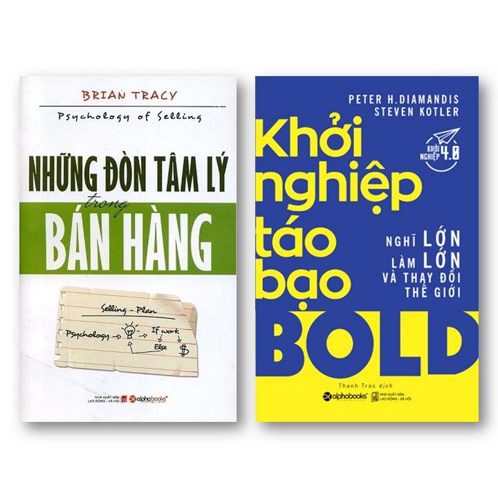Combo Sách: Những Đòn tâm Lý Trong Bán Hàng + Khởi Nghiệp Táo Bạo