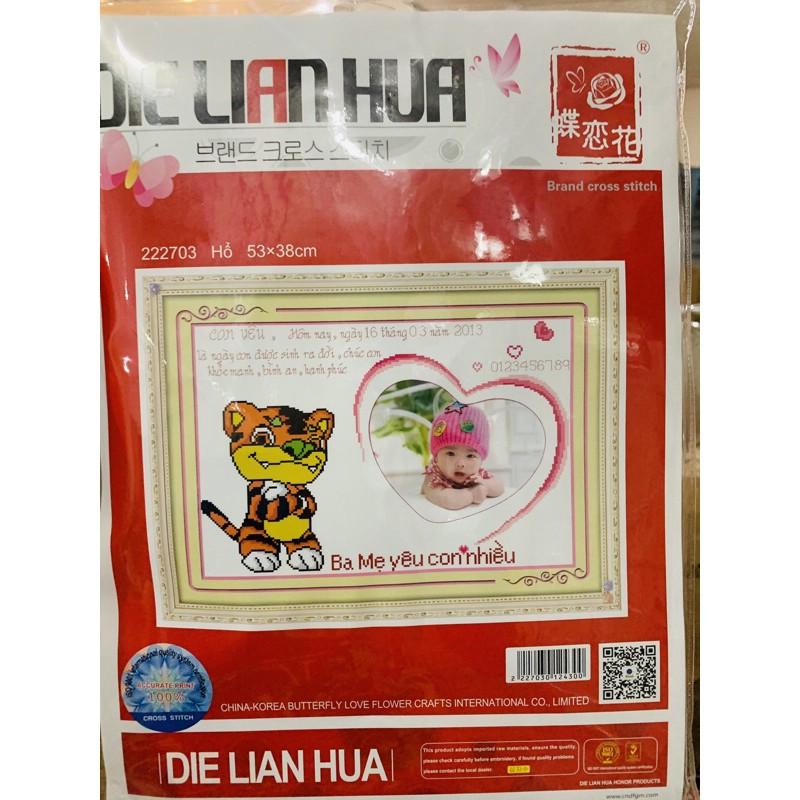 Tranh thêu chữ thập Giáp Hổ 222703 (53x38) chưa thêu