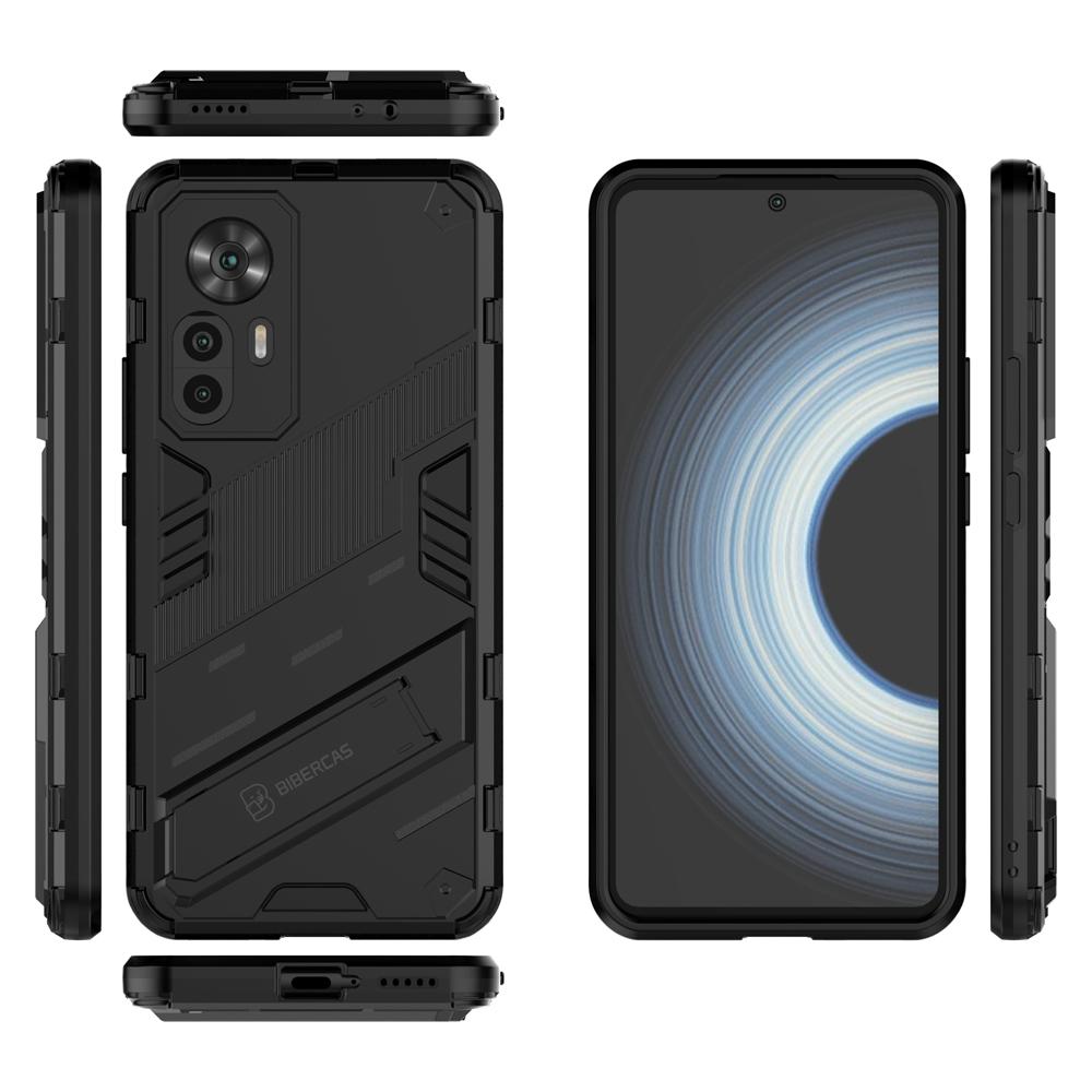 Ốp lưng cho Xiaomi 12T Pro Redmi K50 Ultra chống sốc Iron Man PUNK cao cấp kèm giá đỡ