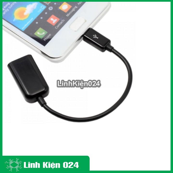 Cáp OTG USB Cái-MicroUSB ( Kết nối điện thoại với USB, Chuột, Tay Game... )