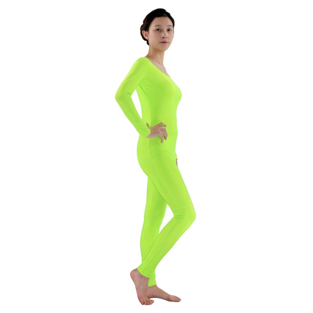 Women's Stretch Spandex Bodysuit Full Body Unitard Dance Costume