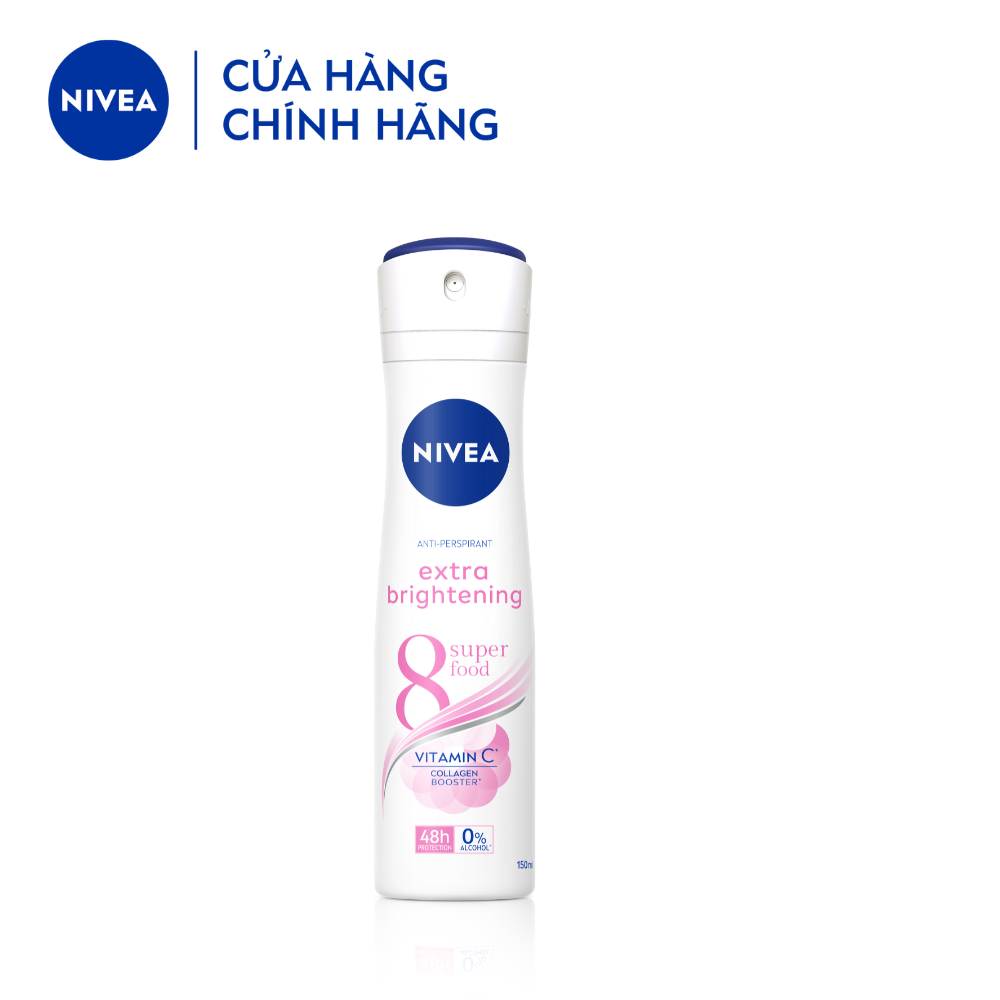 Xịt Khử Mùi Nữ Nivea Extra Whitening 150ml - 82967