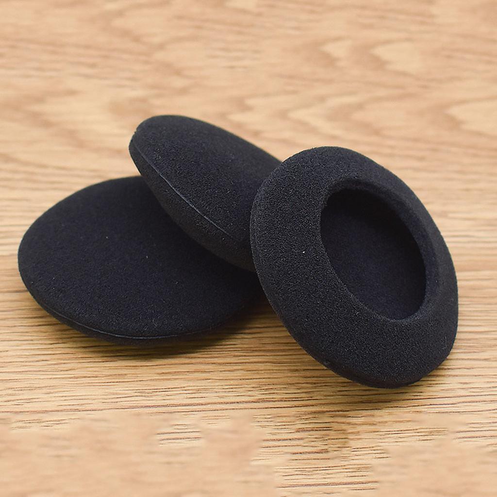 【ky】2Pcs 3.5/4.5/5/5.5/6cm Headphone Ear Sponge Pads Replacement Headset Accessory