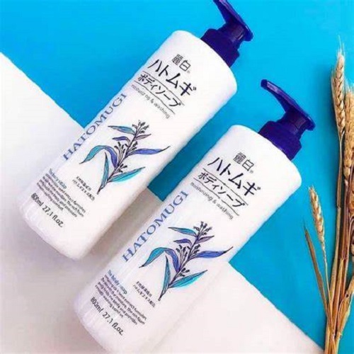 Sữa Tắm Hatomugi Dưỡng Trắng Sáng Da Chiết Xuất Từ Hạt Ý Dĩ 800mL