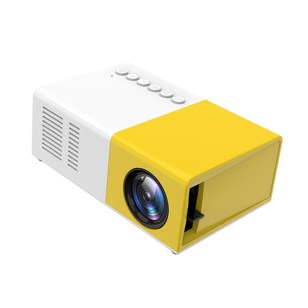 Portable Mini Projector LED 1080P Home Film Cinema Connect PC Laptop UK Type A