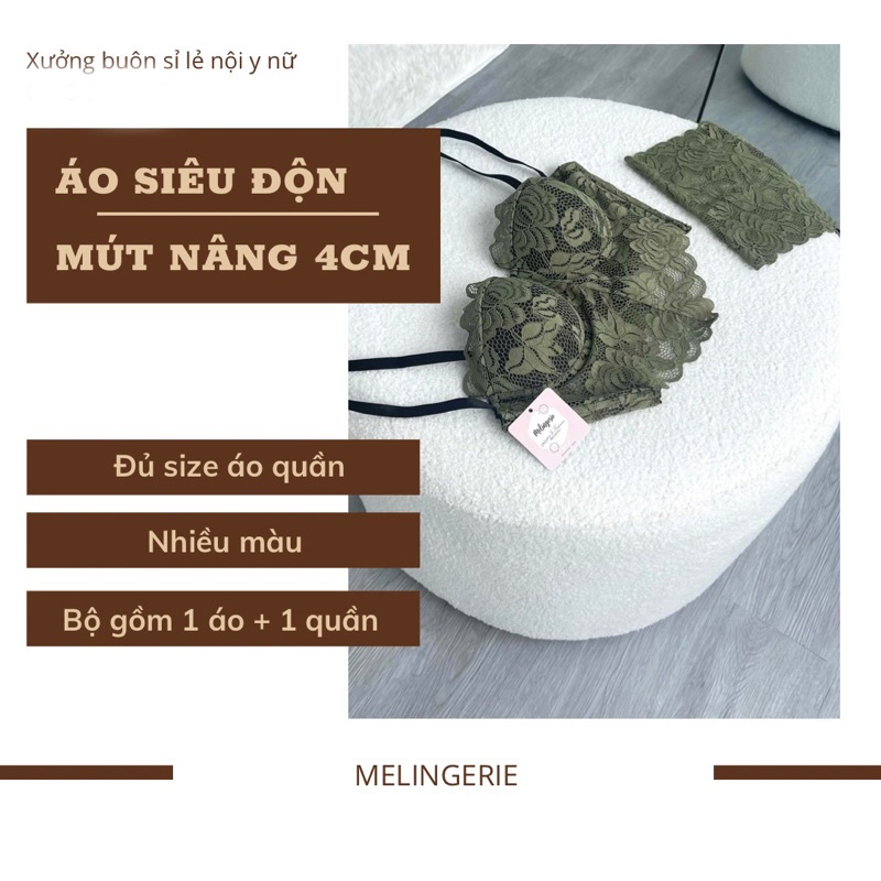 Bộ nội y gọng mút nâng MELINGERIE