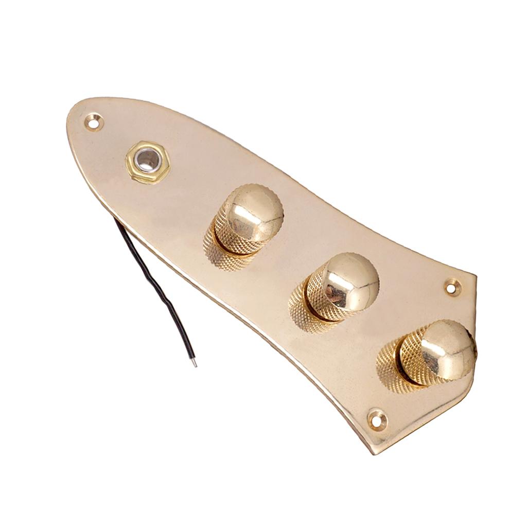 Bass Metal Wired 3 Band Control Circuit Board Plate for JB Jazz Bass Parts