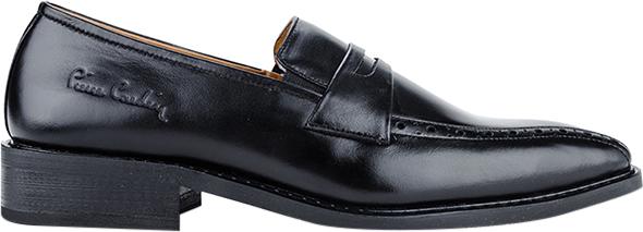 Giày Tây Da Nam Pierre Cardin Penny Loafer Cement PCMFWLB046 - Black