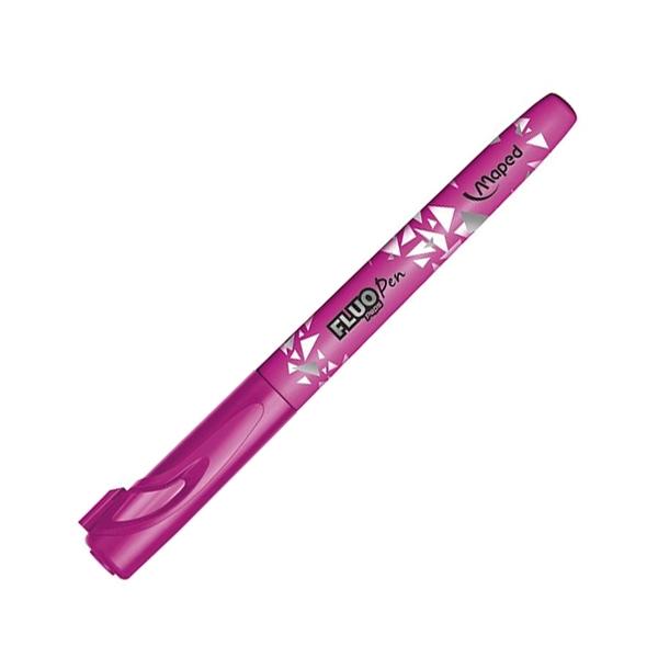 Bút Dạ Quang Maped Slim 734036 - Màu Hồng
