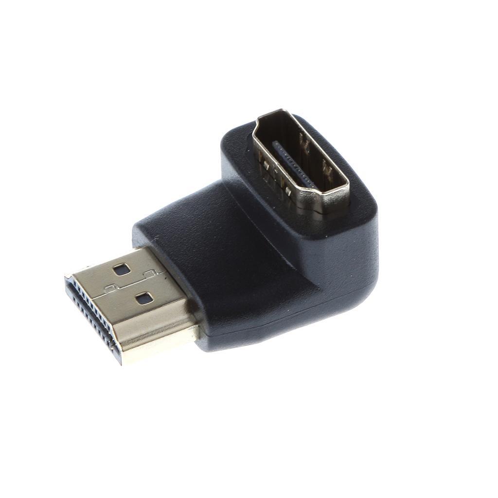 HDMI Male to Female Right Angle Adapter Connector 90 Degree Extender 1080P