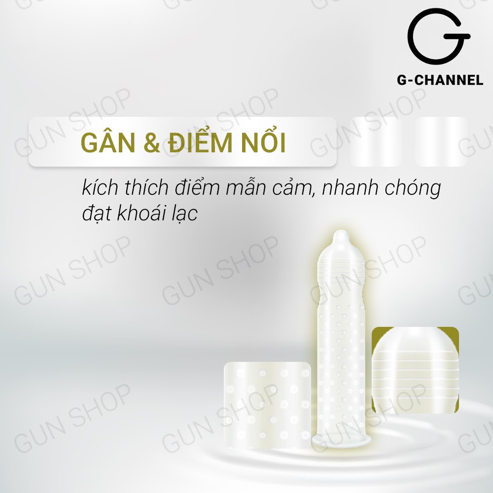 [Hộp 12 cái] Bao cao su Innova Vàng - Kéo dài thời gian kèm 1 chiếc BCS Gun Super Thin