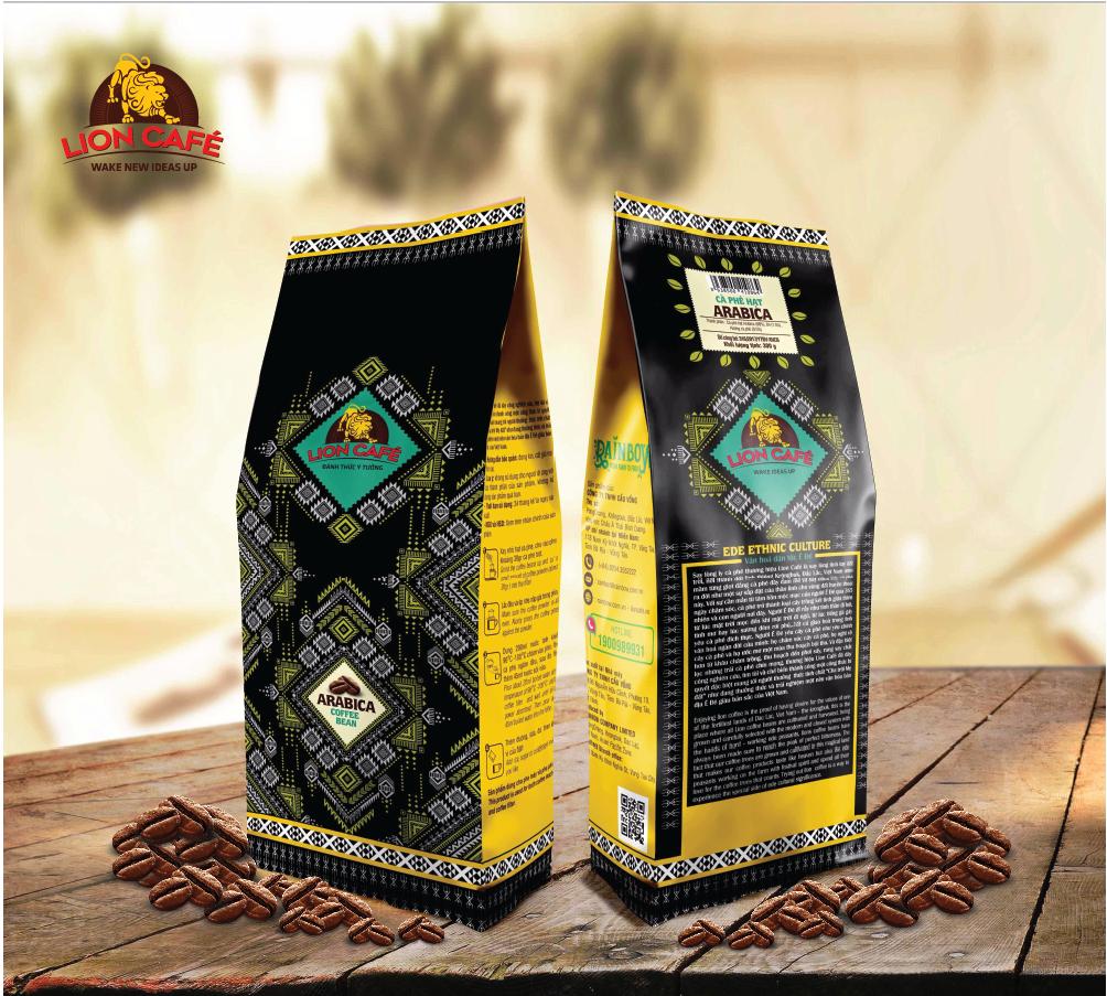 Cà phê Hạt Arabica Lion Cafe 300 gr