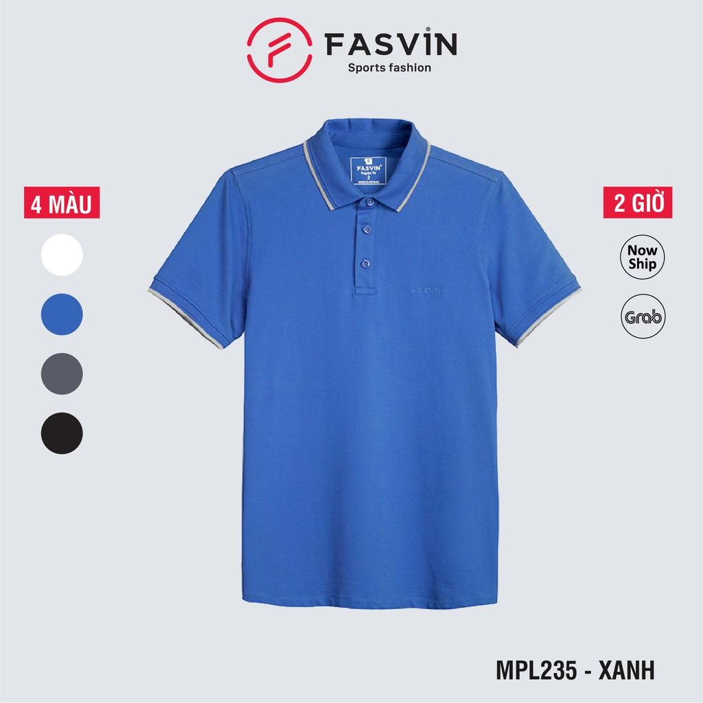 Áo polo nam Fasvin MPL235.HN ngắn tay có cổ chất cotton co giãn thoải mái