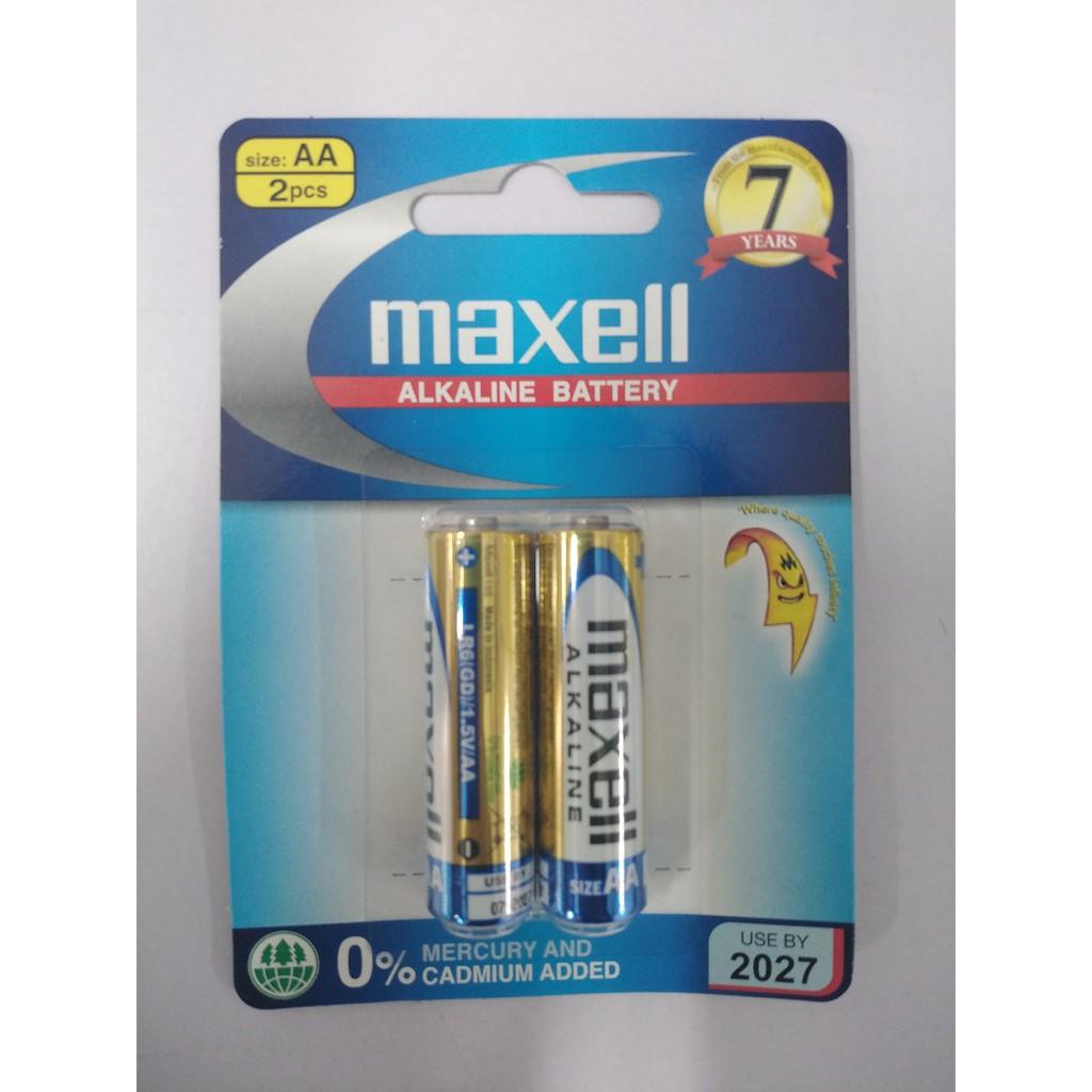 Pin AA Maxell ALKALINE BATTERY (Vỉ 2 Viên) - Hàng chính hãng