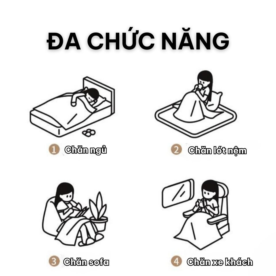 Mền dù cao cấp - mỏng nhẹ - thoáng mát - Cho giấc ngủ dễ chịu [chăn ga gối đệm]