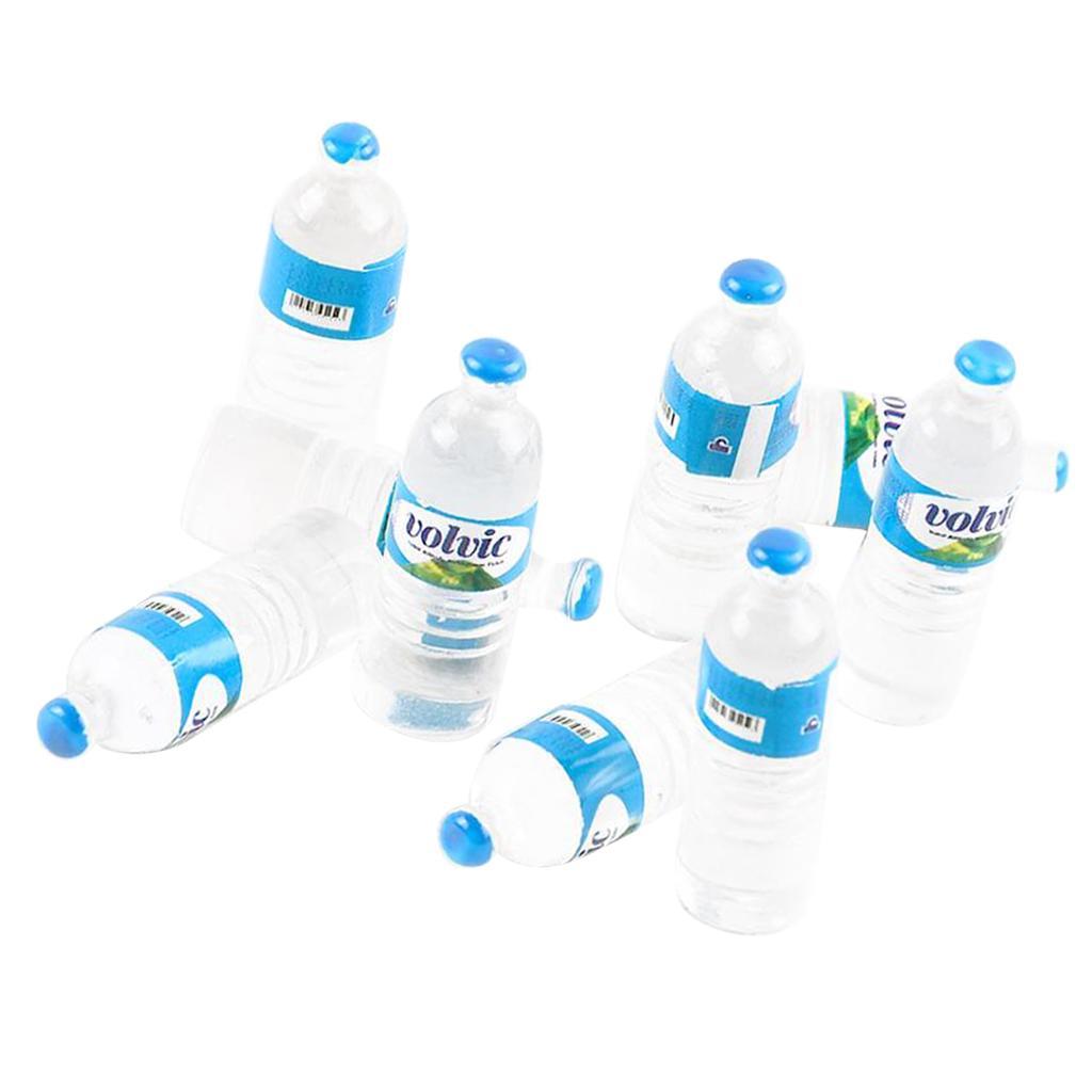 10pcs Mini Resin Craft Micro Landscaping Decor Water Bottles for Doll House