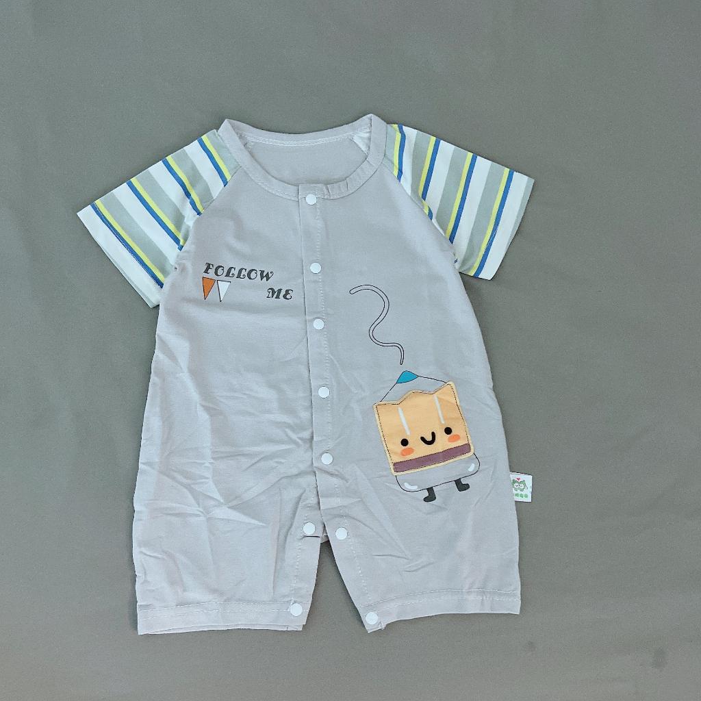 Body đùi xuất hàn cúc giữa phốii tay cho bé sơ sinh,bodysuit cộc tay hàng quảng châu cho bé trai bé gái (0- 12kg) BO1