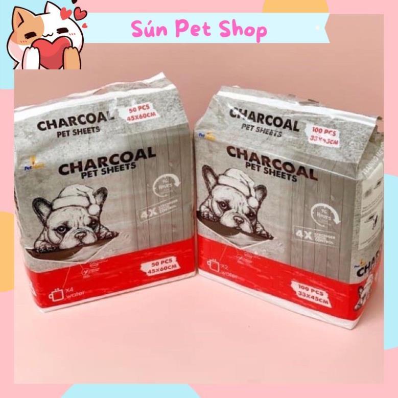 Tã lót chuồng cho chó mèo Charcoal than hoạt tính