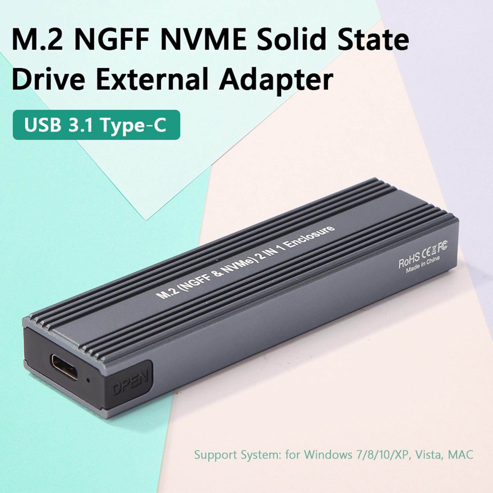 Hard Drive Box M2 SATA SSD to USB 3.0 SSD Disk External Enclosure Adapter
