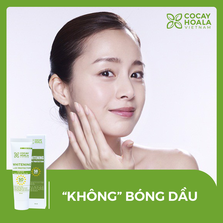 Kem Chống Nắng Bơ Nghệ Kiềm Dầu, Chống Thấm Nước, Nâng tông da SPF50+ PA+++ 30ml