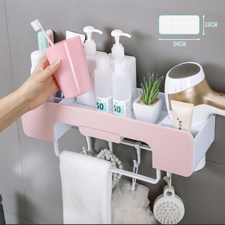 Kệ treo tường nhà tắm đa năng thông minh - Best Seller Tony