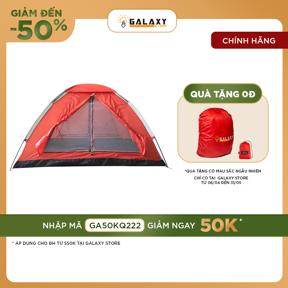 Lều 2 Người Phượt Cắm Trại Du Lịch Galaxy Store Tetragon 2PLE01 Hàng Xuất Khẩu Châu Âu