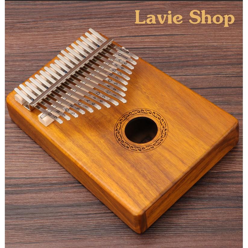 Đàn Kalimba 17 Phím - Đàn Kalimba Thumbs Piano Sử Dụng Ngón Tay TẶNG KÈM Búa Chỉnh Âm, Giấy Dán Nốt, Túi đựng