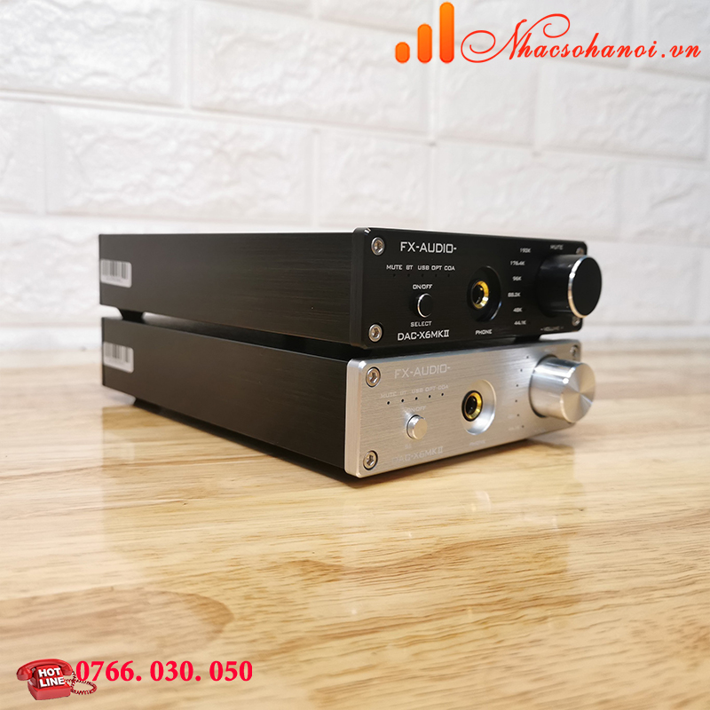 Bộ Giải Mã DAC X6mk2 - FXAUDIO Giải Mã 24bit/192Khz - Hàng Chính Hãng