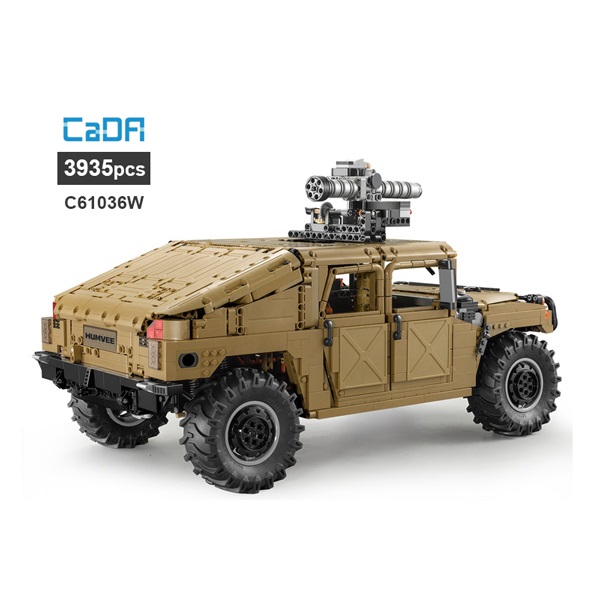 Đồ Chơi Lắp Ráp Có Điều Khiển Xe Địa Hình Chiến Đấu - CADA C61036W Tỷ Lệ 1:8 Mô Hình Tĩnh