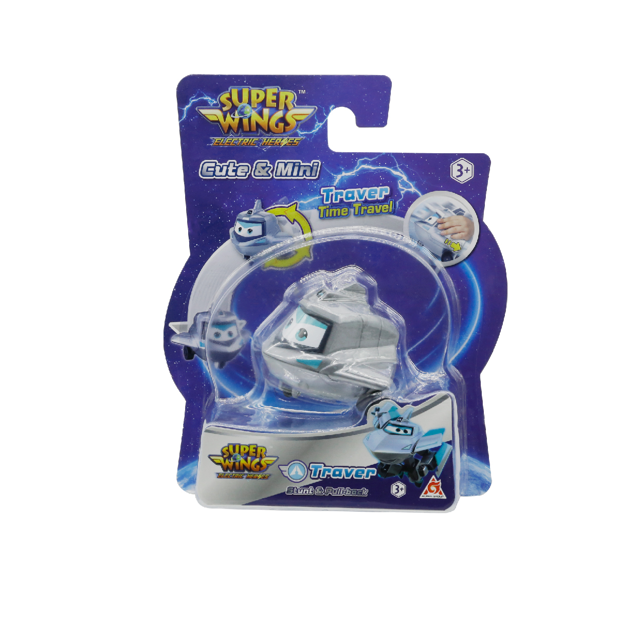 Đồ Chơi Xe Kéo Lùi Traver Sôi Nổi SUPERWINGS EU780130-2