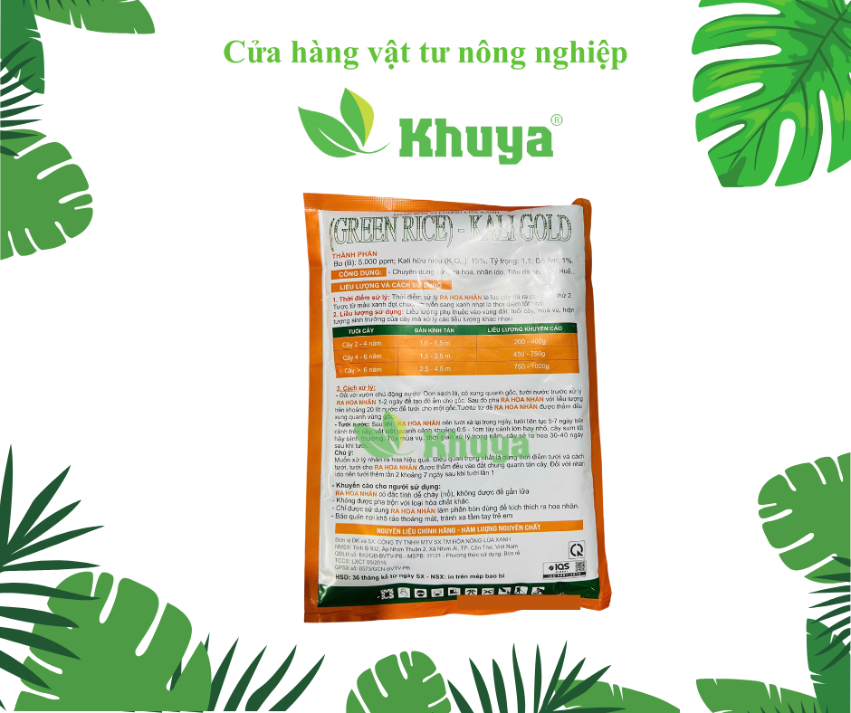 Phân bón Ra hoa nhãn IDO Kace Thái Lan 1kg