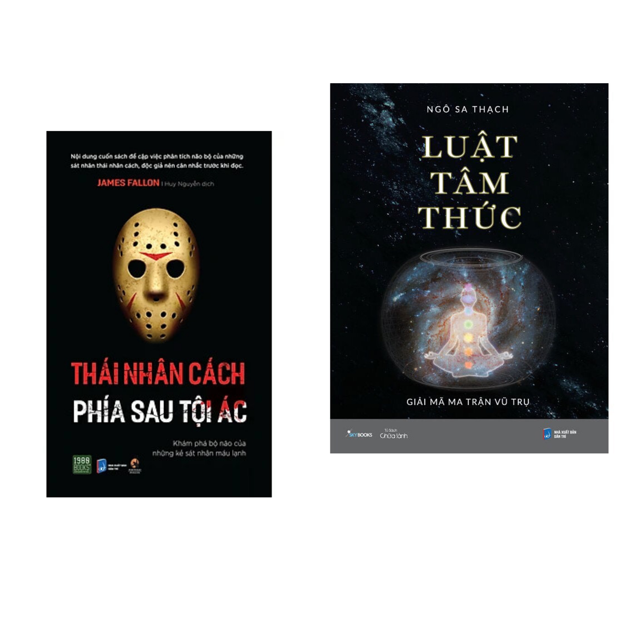 •	Combo 2Q  Sức Mạnh Bí Mật Tư Duy:  Luật Tâm Thức - Giải Mã Ma Trận Vũ Trụ+ Thái Nhân Cách - Phía Sau Tội Ác