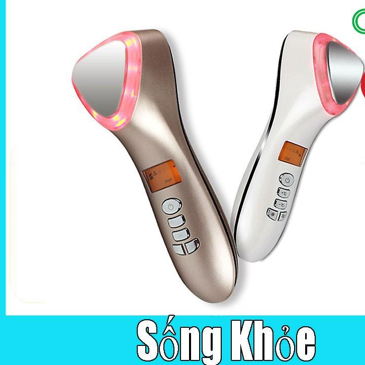 BÚA ĐẨY TINH CHẤT NÓNG LẠNH MASSAGE ION ÁNH SÁNG SINH HỌC TRẺ HÓA DA D002