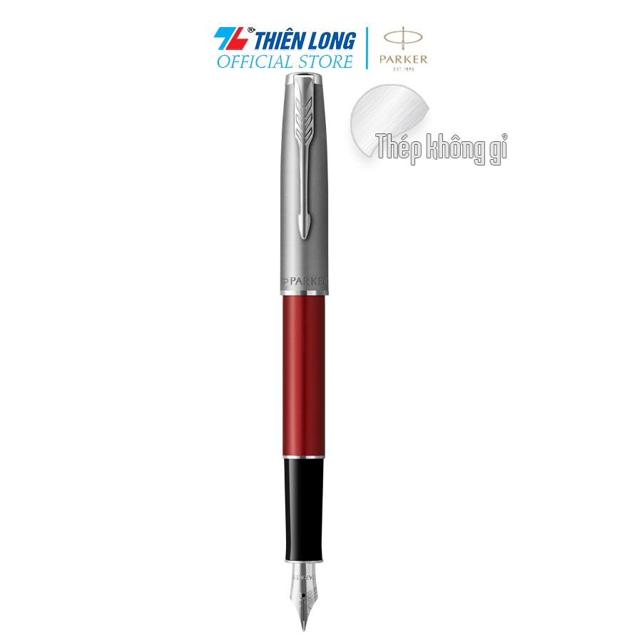 Bút máy cao cấp Parker SON SB Metal Red CT TB-2146853 - Thép không gỉ