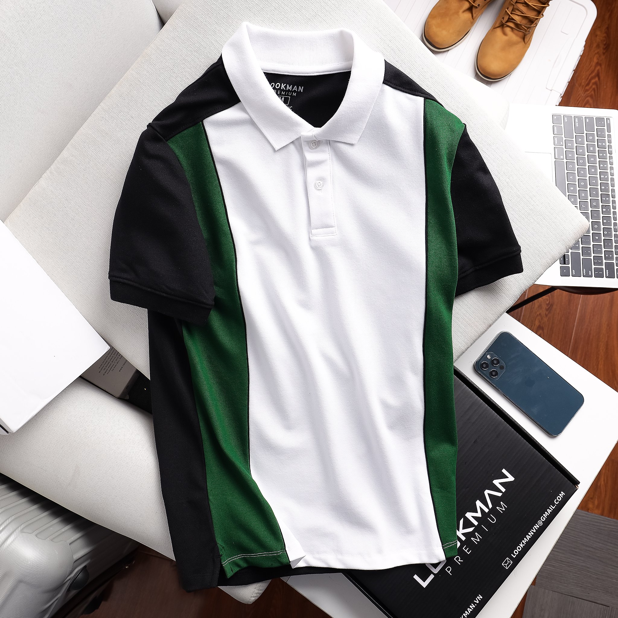 Áo polo nam cao cấp LOOKMAN- POLO LIBER M03