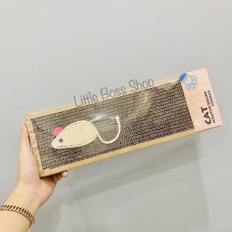 BÀN CÀO MÓNG CHO MÈO CÓ CATNIP HÌNH CHUỘT