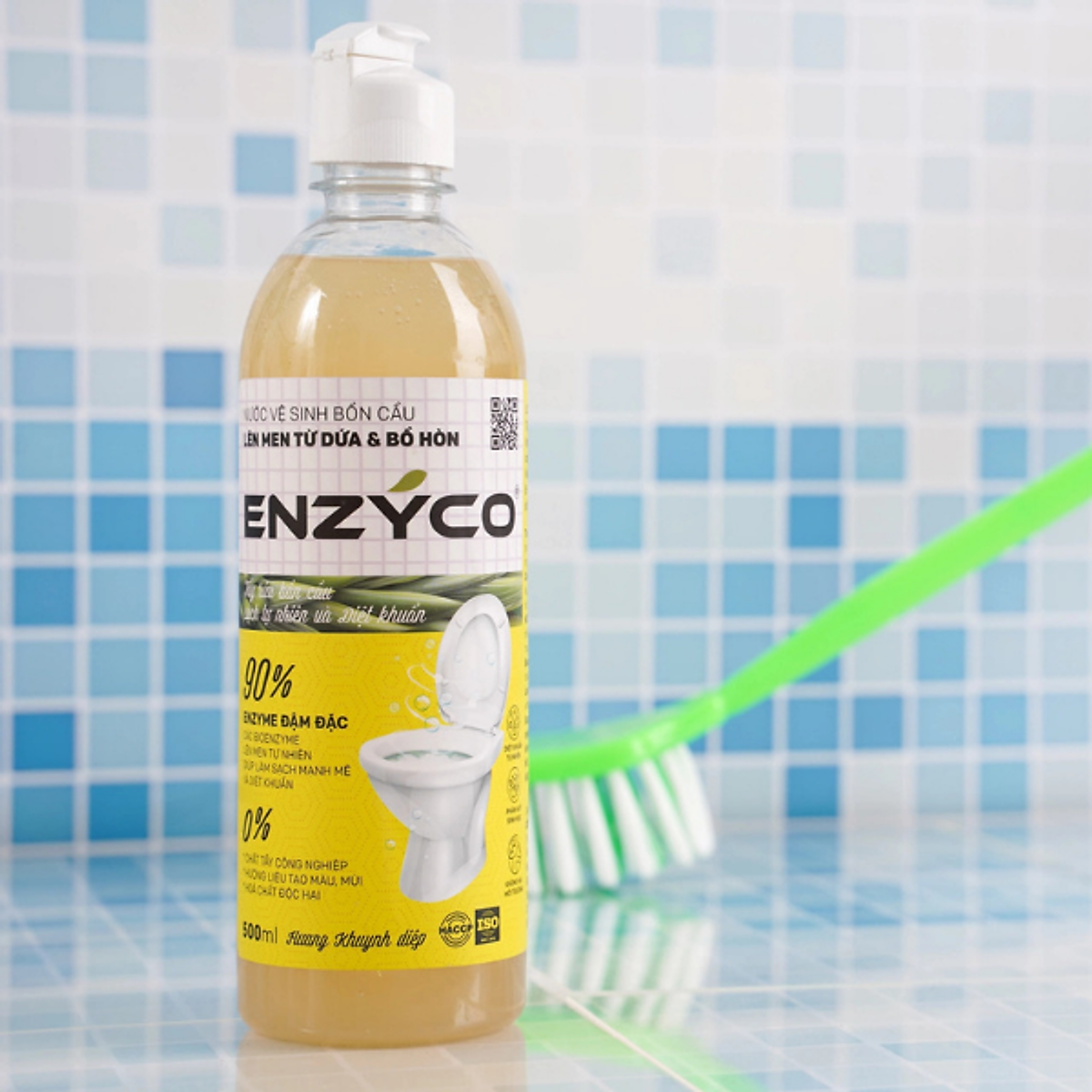 Trọn bộ - Siêu tiết kiệm, Bộ 7 Sản Phẩm Tẩy Rửa Sinh Học ENZYCO 90% Enzyme Lên Men Từ Dứa Bồ Và Bồ Hòn