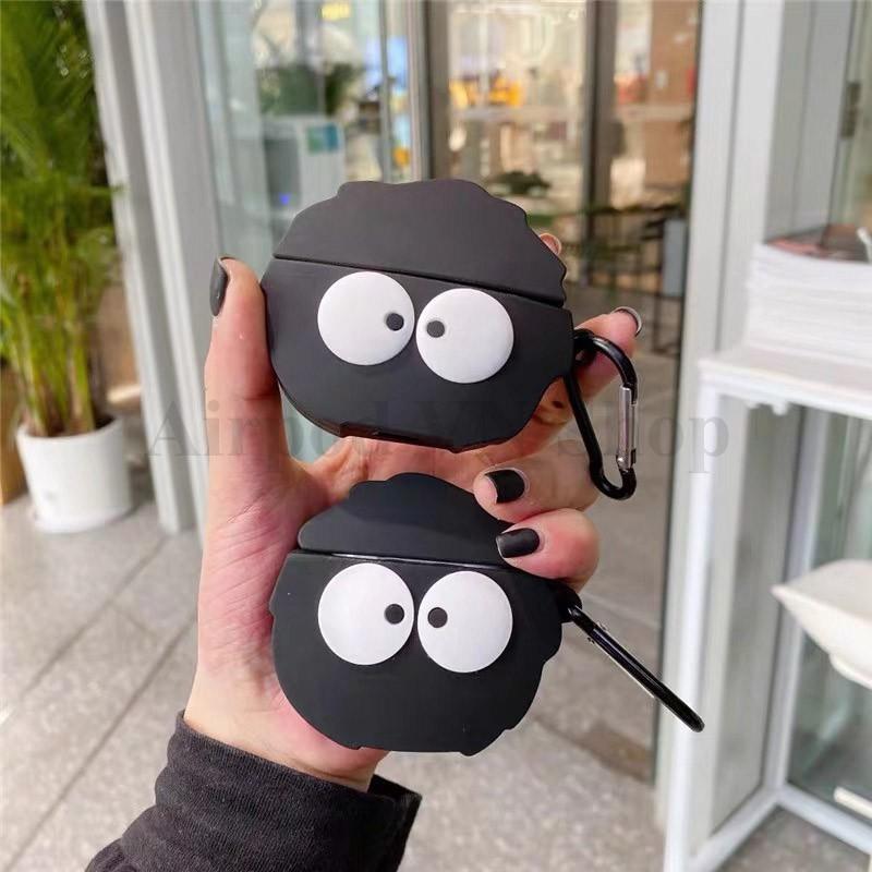 Bao Case Ốp dành cho airpod 1 và 2,airpod pro, i11,i12, i100, i9s... Little Nigger silicon 3D