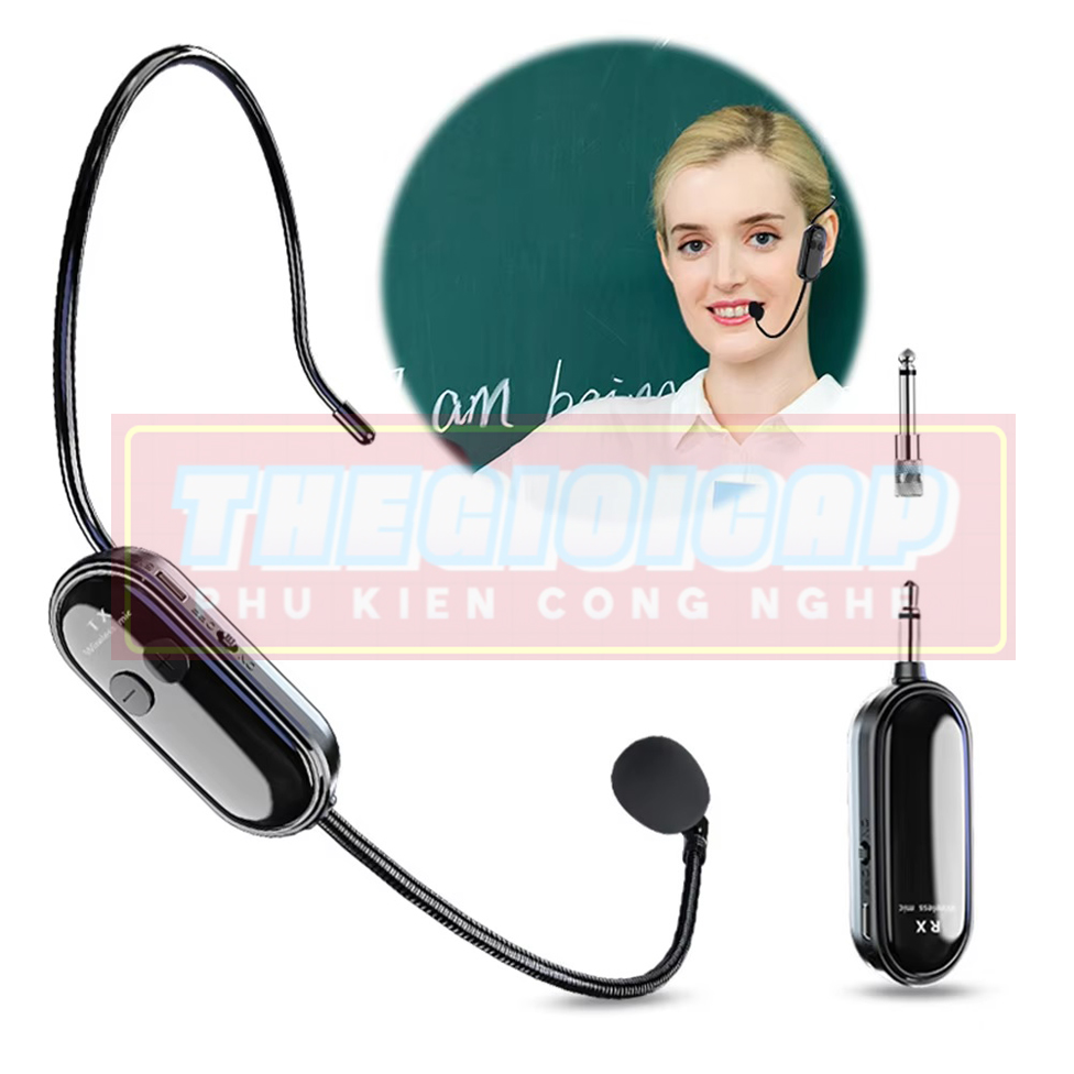 ROGTZ Micro Cài Đầu Không Dây 2.4G Cho Máy Trợ Giảng G03 - Hàng Nhập Khẩu