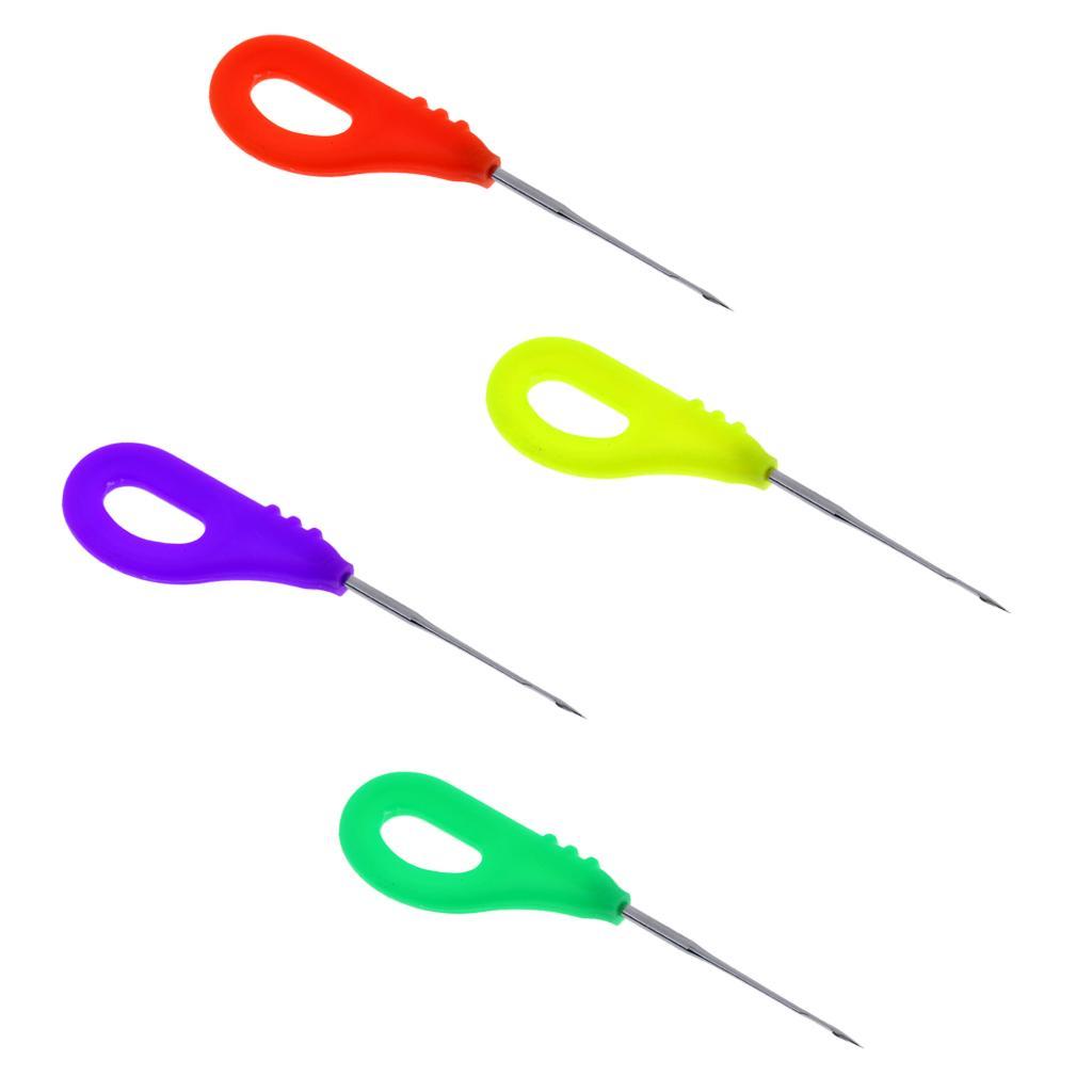 Carp Fishing Rigging Bait Needle Kit Tool Multiple Function Fish Rigging Kit Purple Orange Yellow Green