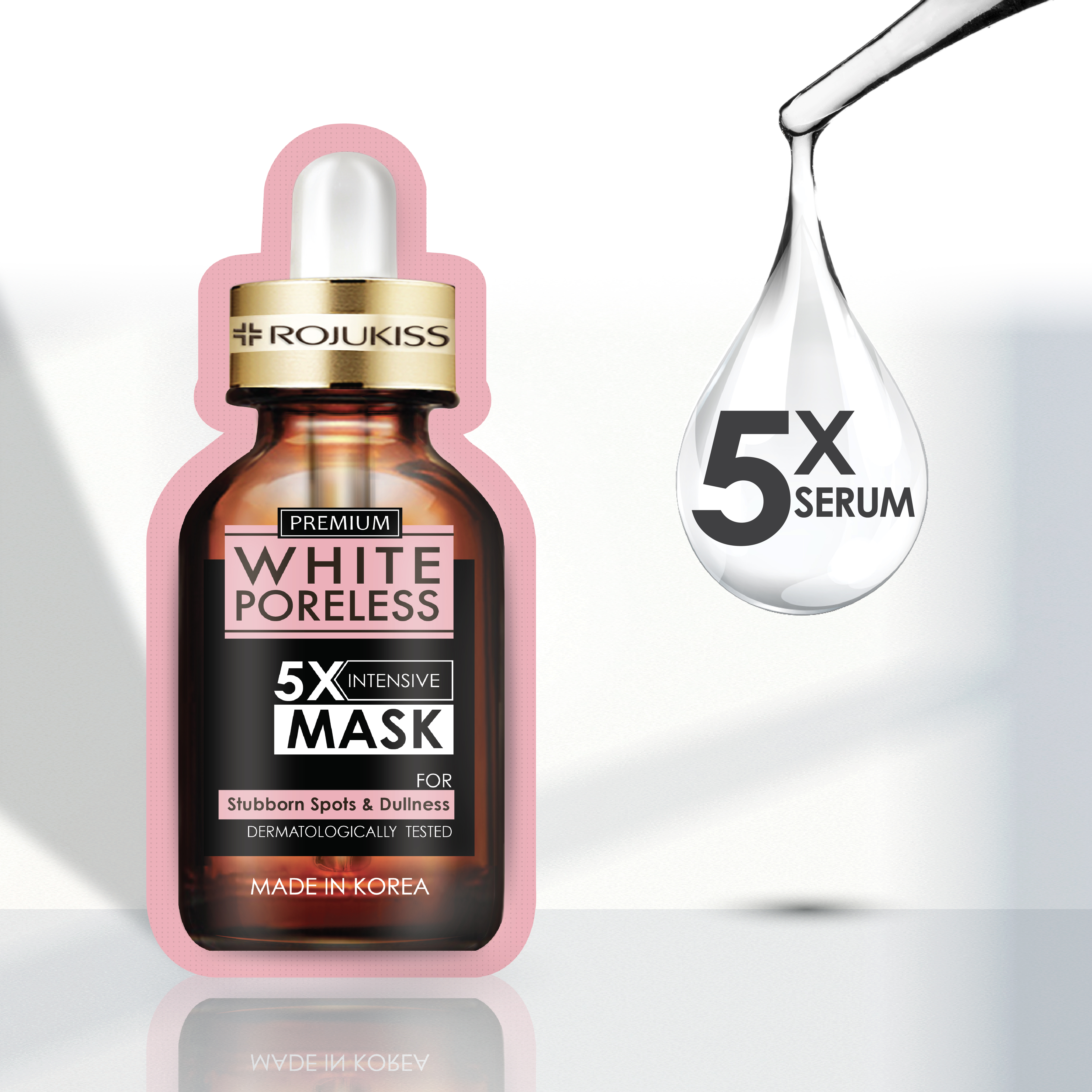 Combo 3 mặt nạ Rojukiss làm mờ vết thâm & dưỡng da sáng mịn