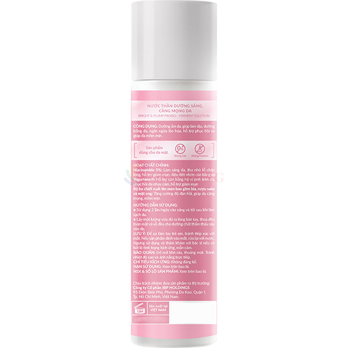 Nước thần dưỡng sáng và căng mọng da Emmié by HappySkin Brightening Plumping Solution Essence (150ml/230ml) - Hàng chính hãng