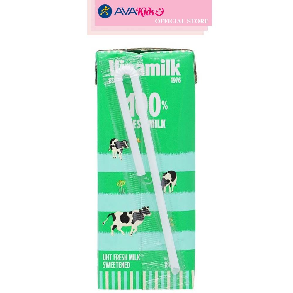 Lốc 4 hộp sữa tươi tiệt trùng Vinamilk có đường 180 ml (từ 1 tuổi)