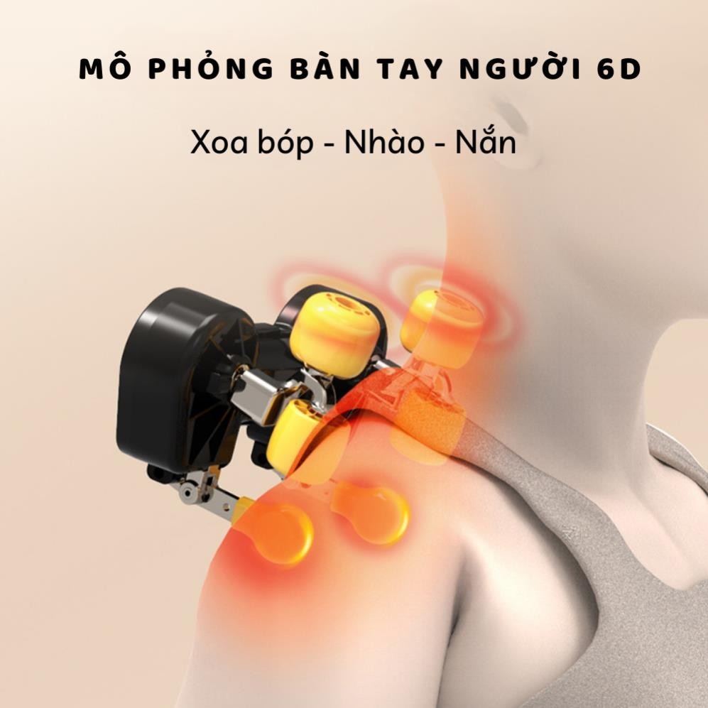 Máy Massage Cổ Vai Gáy 6D - Mô Phỏng Kỹ Thuật Massage Số 8 - GIAO MẦU NGẪU NHIÊN