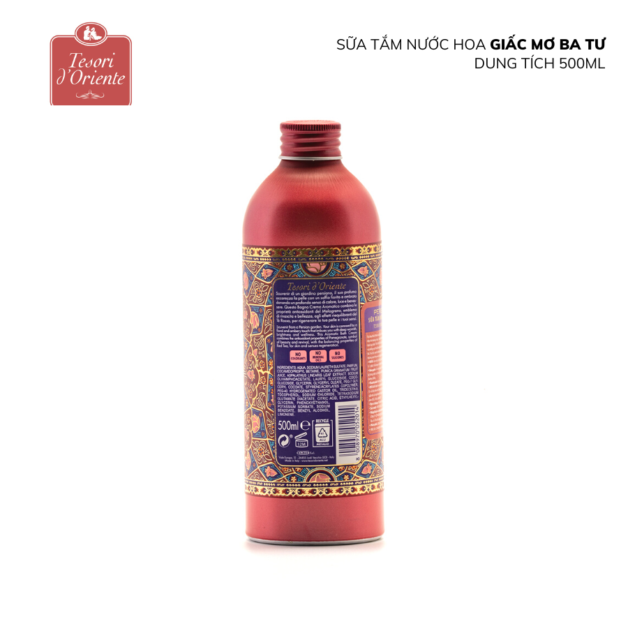 Sữa tắm Tesori d’Oriente Giấc mơ Ba Tư 500ml