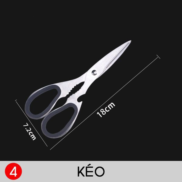 Bộ dao Nhật inox nguyên khối cao cấp Seki gồm 6 món