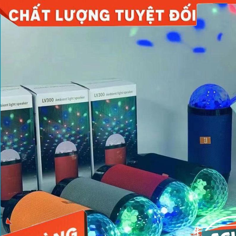 Loa Bluetooth Kèm Đèn Led 7 Màu Nhấp Nháy LV300 - Nghe Bắt Tai, Nhìn Bắt Mắt, Hàng Siêu Chất